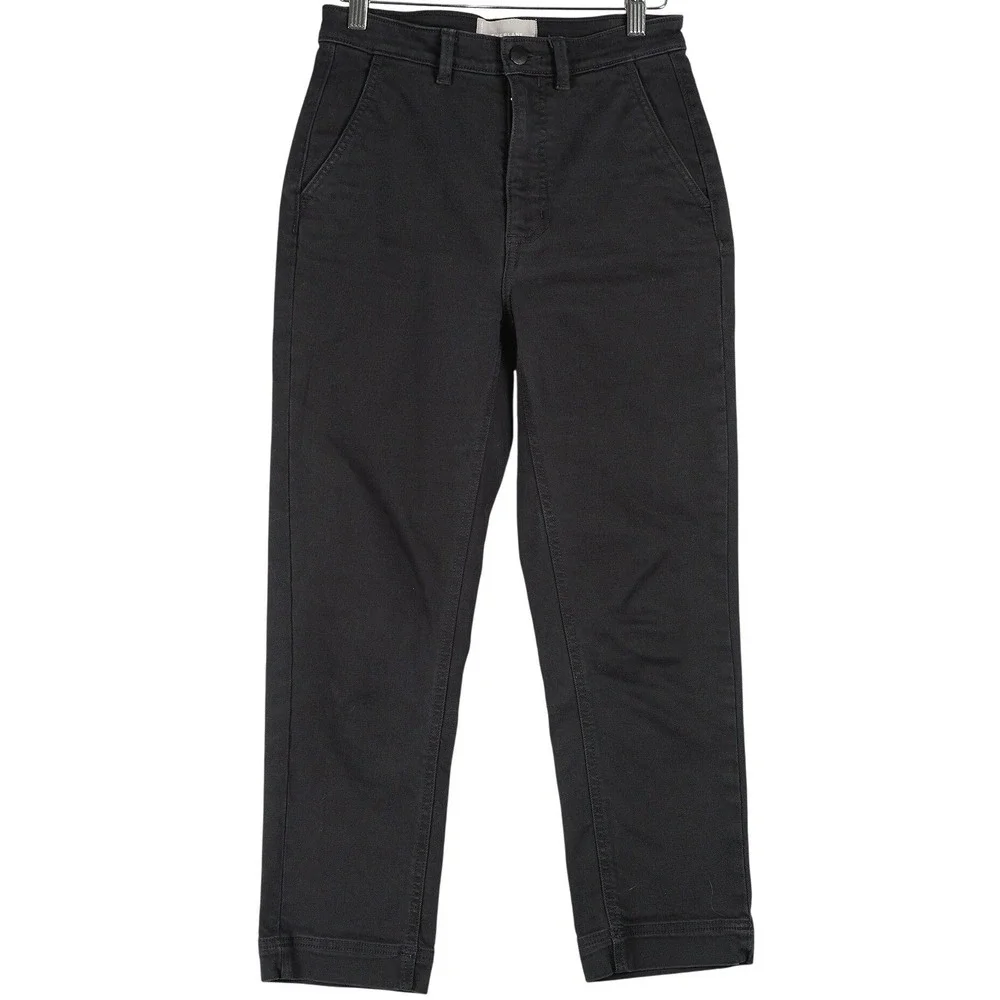 EVERLANE Colombo Sri Lanka Jeans‎ Pants Black Cotton Blend Women's Size 2